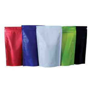 Matt Standy Pouch with Zipper (Pack of 50)